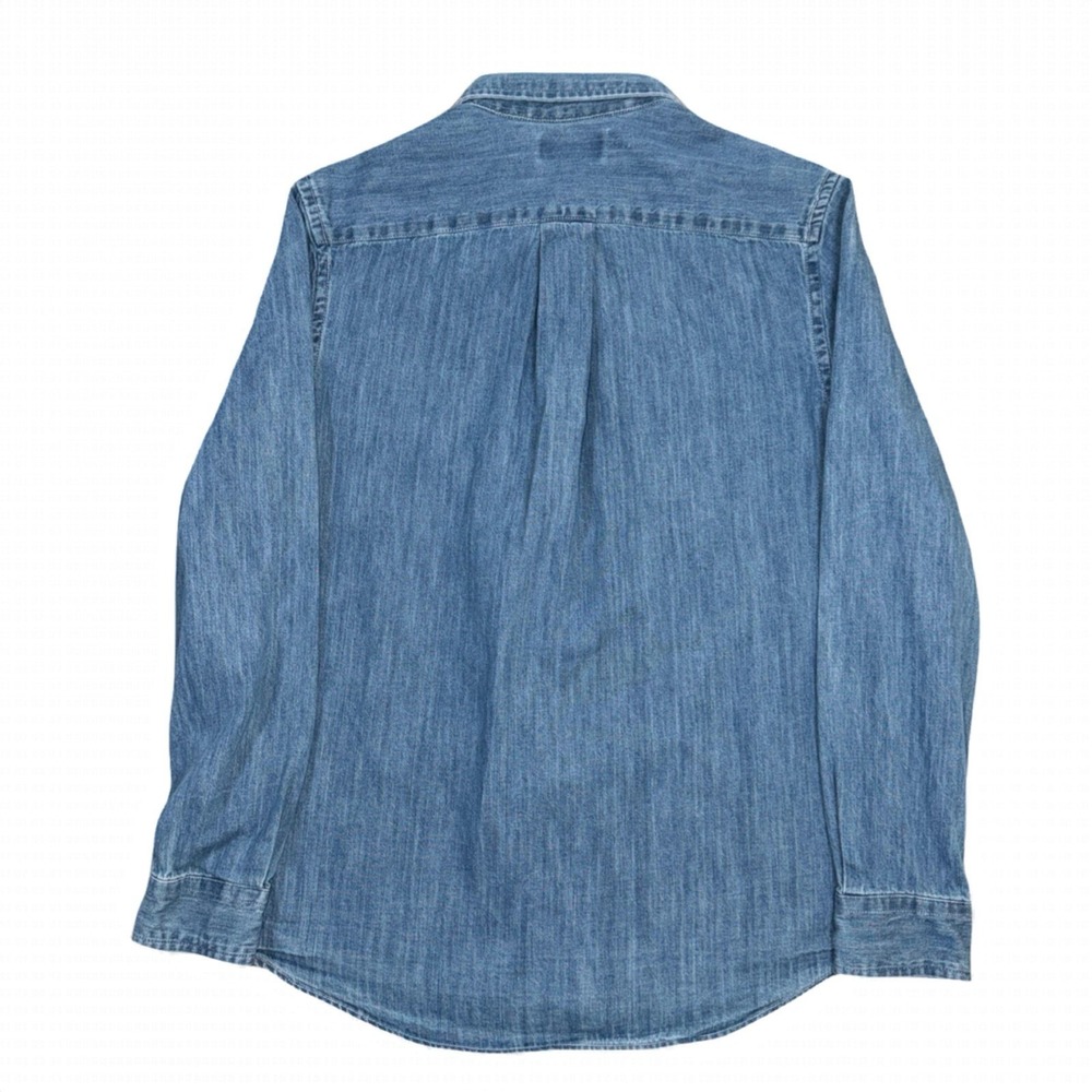 Polo Ralph Lauren Boys Button-Down Long Sleeve Pony Chambray Denim Shirt‎ Large - Picture 8 of 16